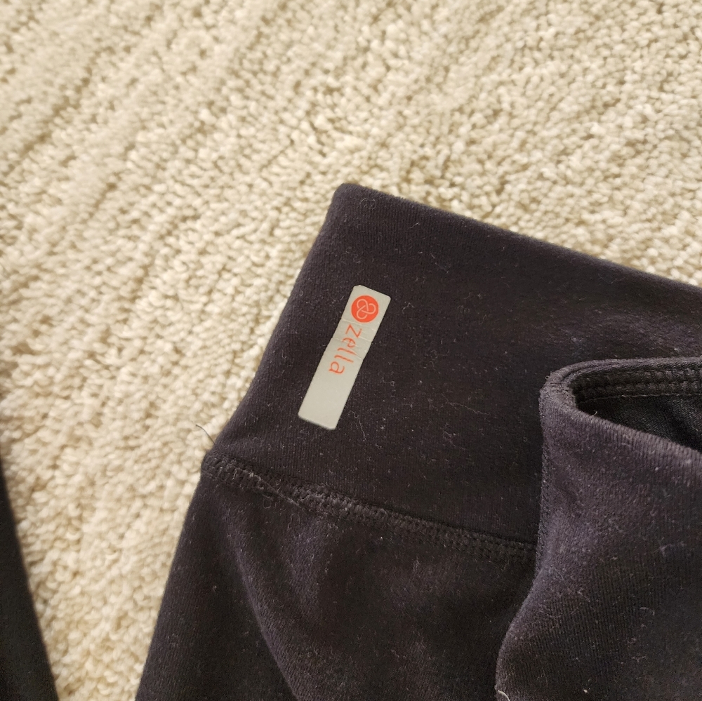 Zella black leggings low rise waist - Picture 2 of 3